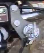 Honda 750 ignition switch relocator